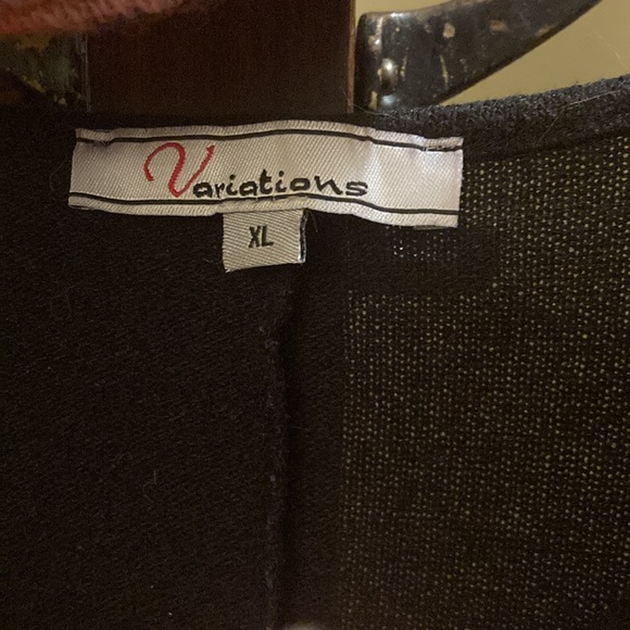 Long tunic style sweater with matching scarf, Size XL - Picture 4 of 13